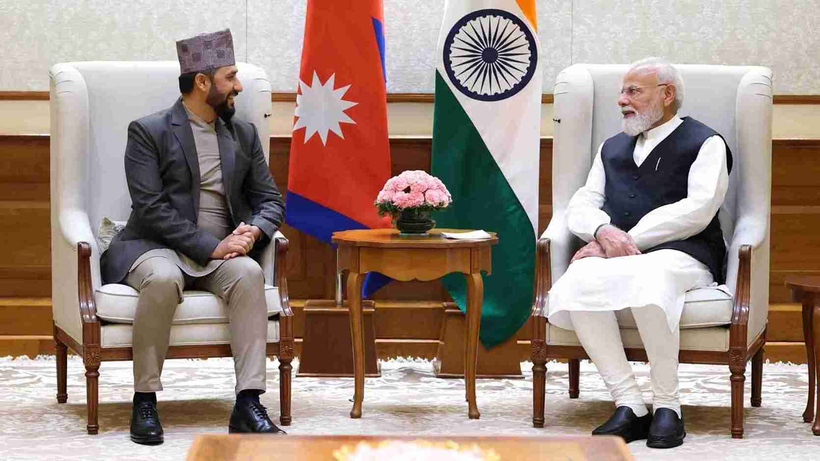 सभापति रवि लामिछानेको भारत भ्रमणः दिल्लीमा प्रधानमन्त्री मोदीसँग भेट, अयोध्या पुगेर दर्शन गरे राम मन्दिर